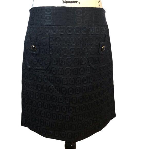 Milly Black Circle Dot Mini Skirt -> Milly black circle dot mini skirt - Picture 1 of 15